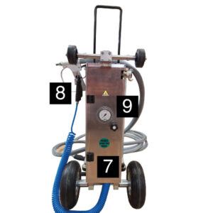 Pistola supplementare e manometro